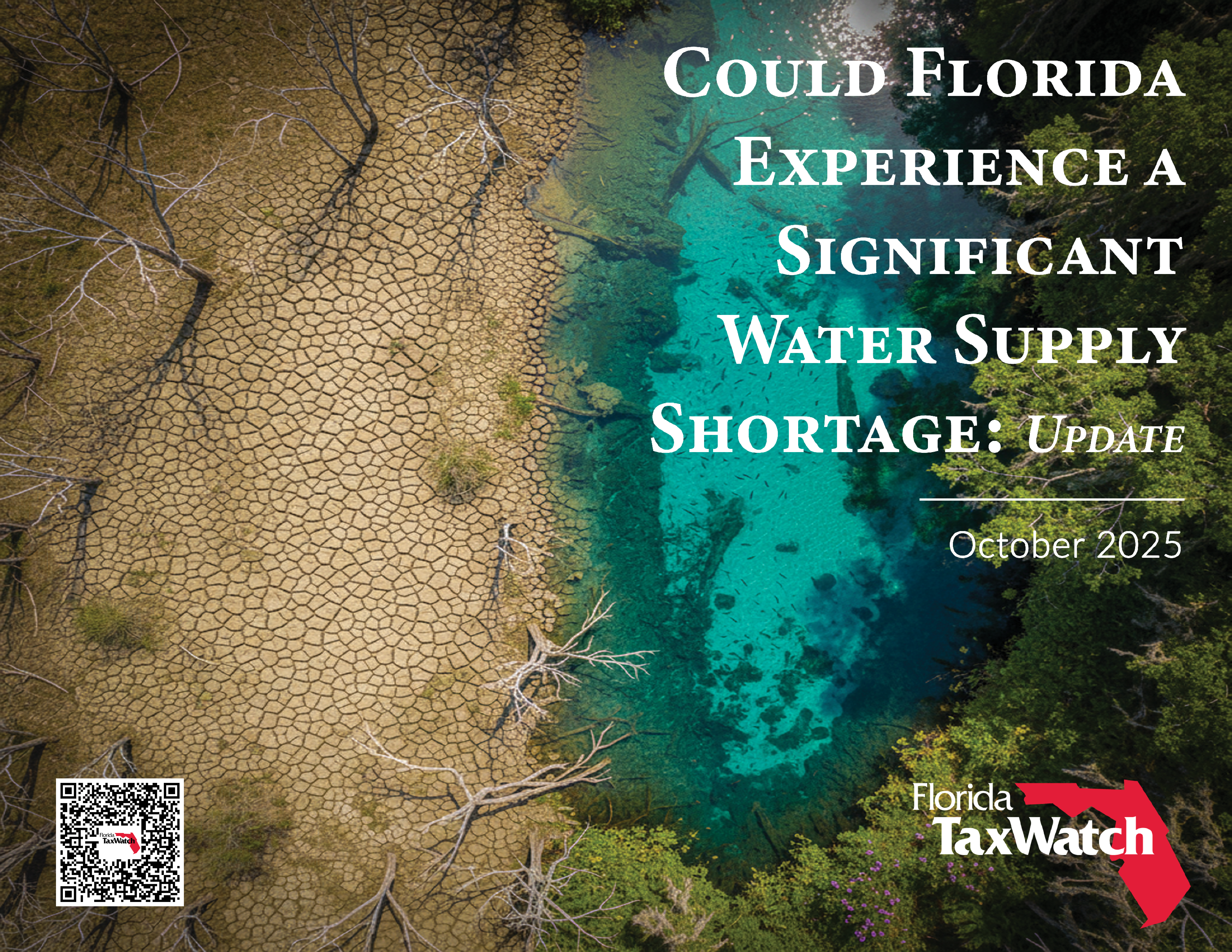 Could Florida Experience a Water Shortage? — 2025 Update (Report Cover)