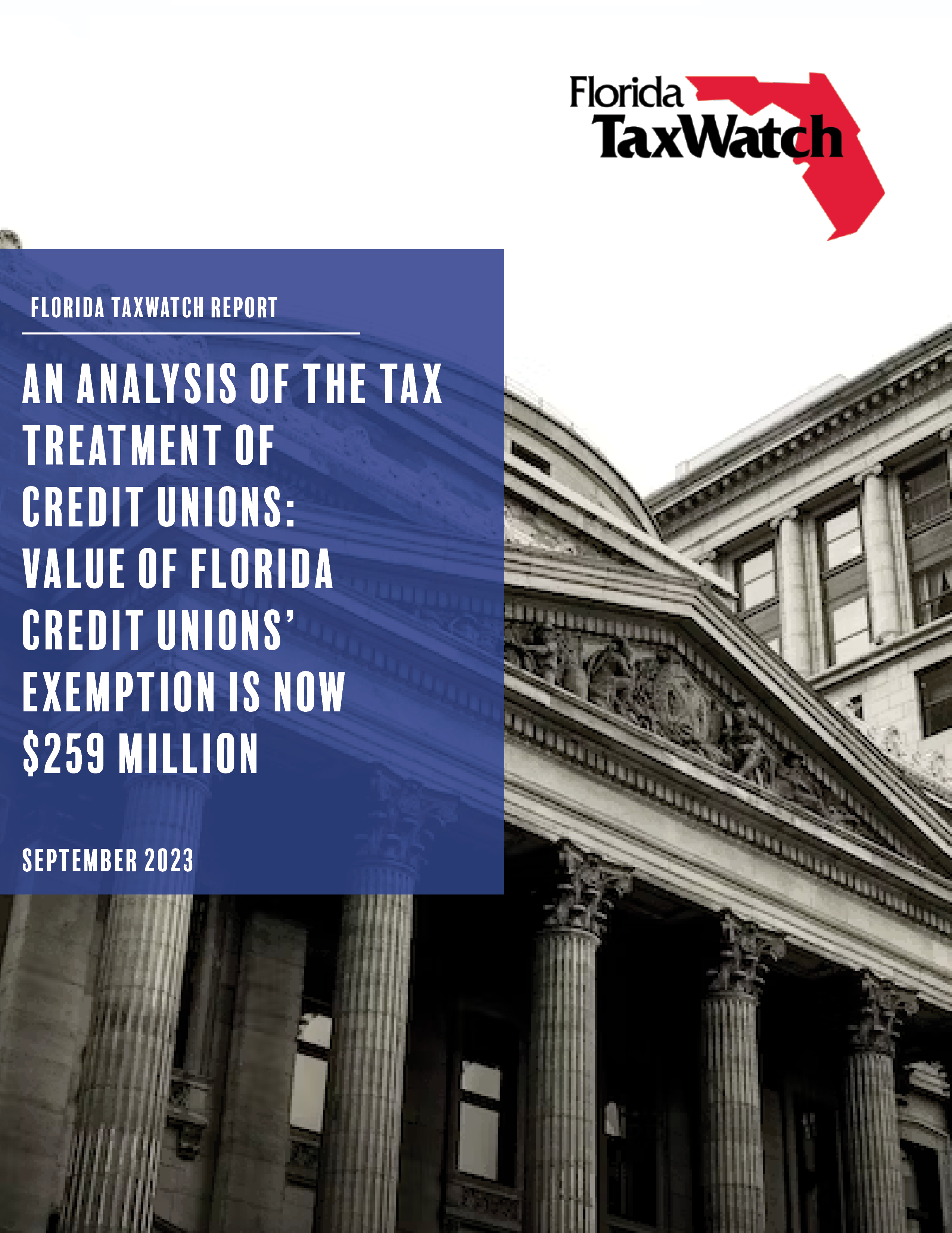 Credit Union Tax Exemption Report Cover