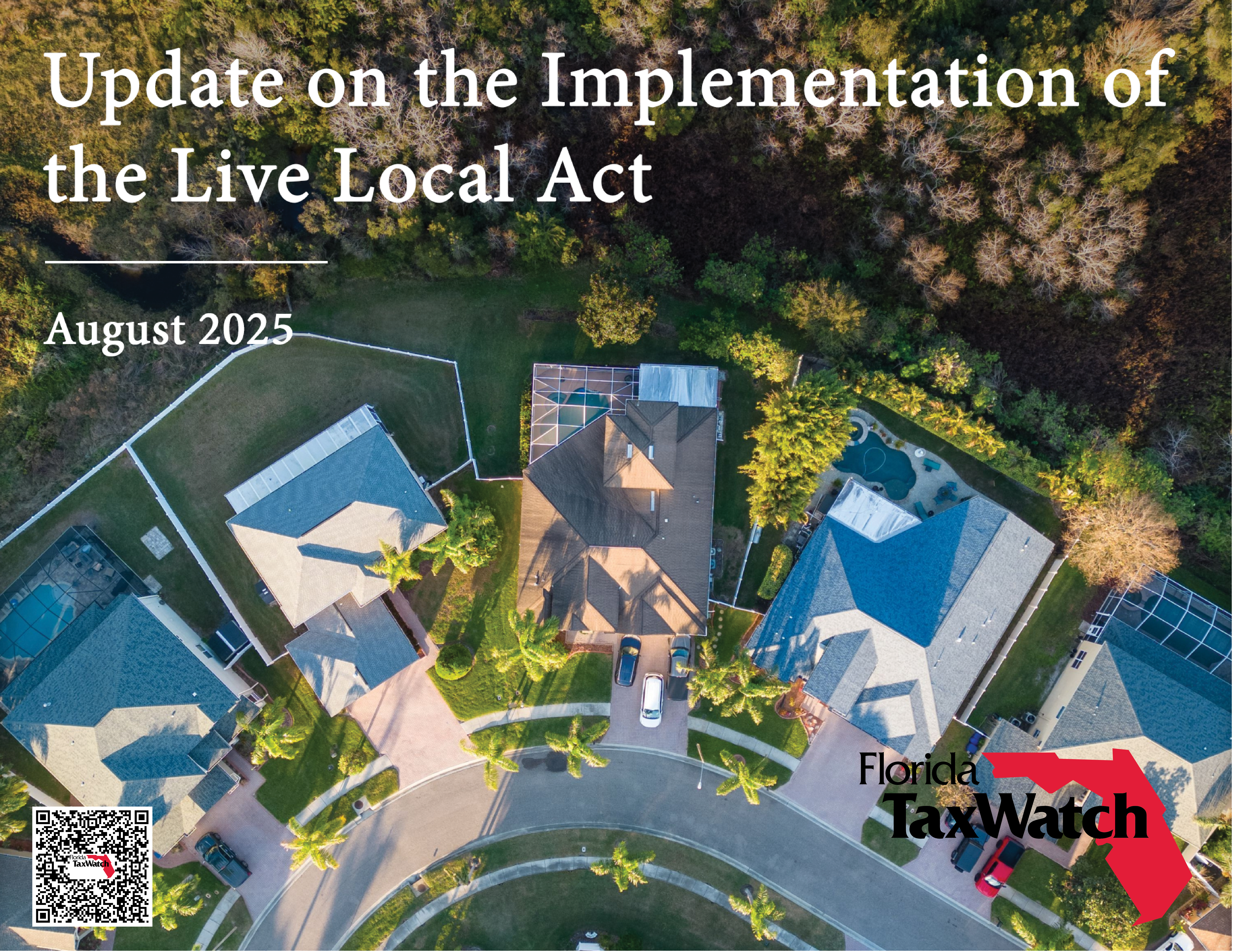 Update on the Implementation of the Live Local Act Report Cover